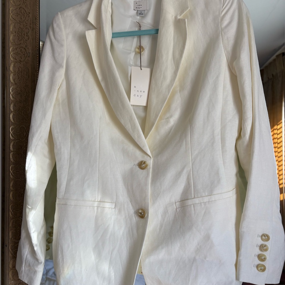 A New Day Women's Off-White Blazer